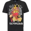 Men's Samurai Bear Graphic T-Shirt 2 Men's Samurai Bear Graphic T-Shirt -Victorious 0000 TS7516 BLK 1