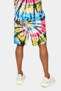 Swirl Tie Dye Cotton Shorts 9 Swirl Tie Dye Cotton Shorts -Victorious 0002 JS57 MTI 3