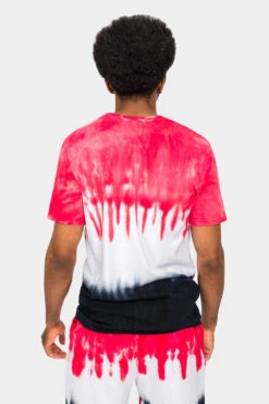 Colorblock Tie Dye Cotton Shirt -Victorious 0002 TS7416 RDB 3
