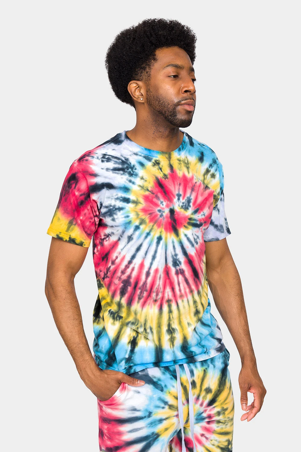Swirl Tie Dye Cotton Shirt 6 Swirl Tie Dye Cotton Shirt - Image 4