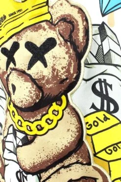 Men's Beyond Reality Patched Graphic T-Shirt -Victorious 0003 TS7515 WHITE 3