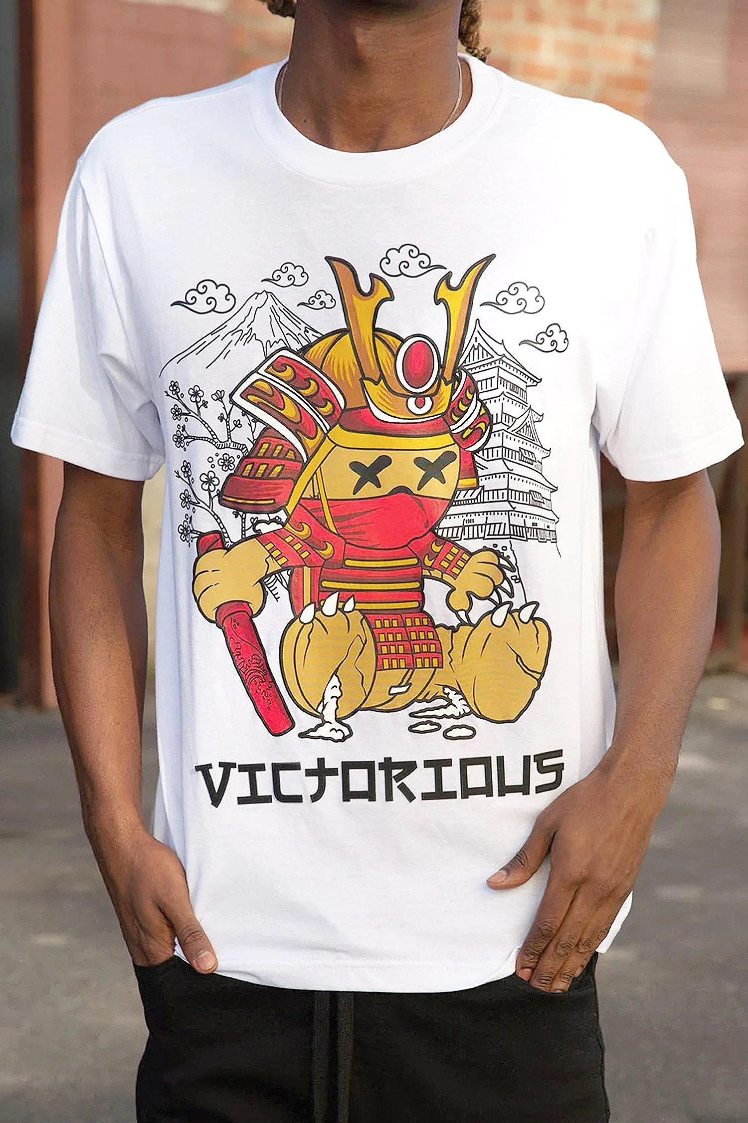 Men's Samurai Bear Graphic T-Shirt 9 Men's Samurai Bear Graphic T-Shirt - Image 7