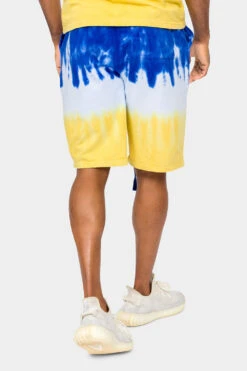 Colorblock Tie Dye Cotton Shorts -Victorious 0007 JS56 ROG 3