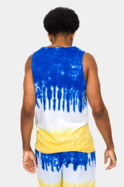 Colorblock Tie Dye Cotton Tank Top 19 Colorblock Tie Dye Cotton Tank Top -Victorious 0007 TT86 ROG 3