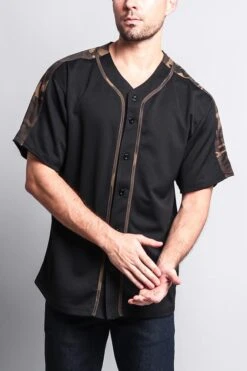 Men's Two Tone Baseball Jersey -Victorious BJ38 BCA 5