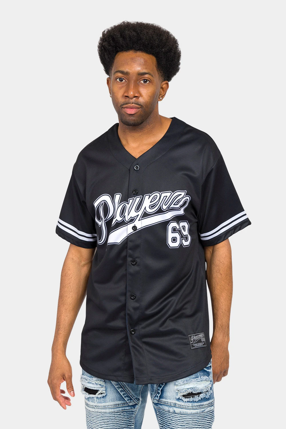 Playerz 69 Baseball Jersey 3 Playerz 69 Baseball Jersey