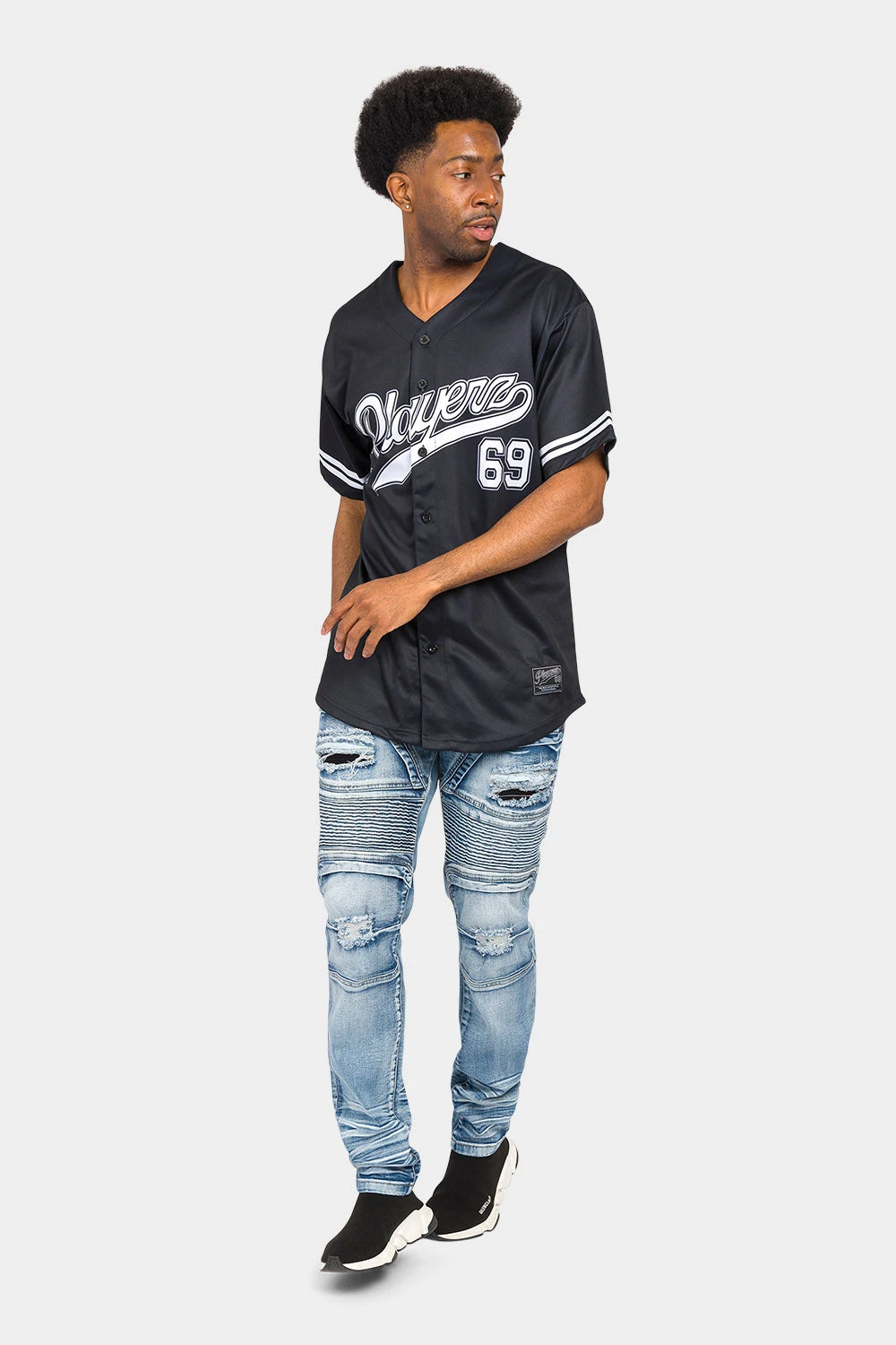 Playerz 69 Baseball Jersey 7 Playerz 69 Baseball Jersey - Image 5
