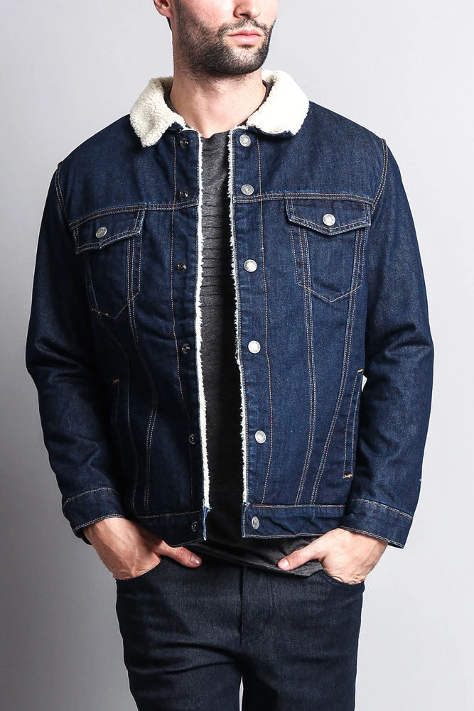 Faux Shearling Denim Jacket 7 Faux Shearling Denim Jacket - Image 5