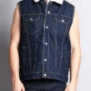 Faux Shearling Denim Vest 2 Faux Shearling Denim Vest -Victorious DK106 BLU 1