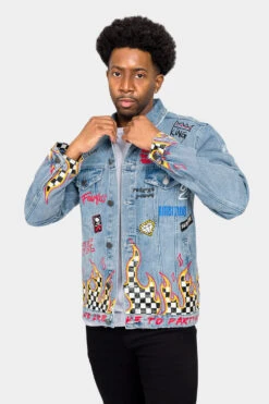 We Like To Party Denim Jacket