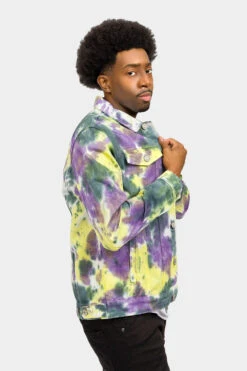 Tie Dye Denim Jacket -Victorious DK206 MTI 4