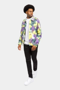 Tie Dye Denim Jacket -Victorious DK206 MTI 5