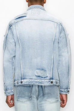 Faded Diamond Denim Jacket -Victorious DK226 LTI 4