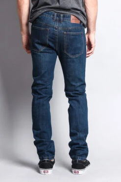 Premium Denim Skinny Fit Jeans (Midnight Blue) -Victorious DL1004 MDN 3 fabd243c 29cb 48fc b999 7a6c839dc905