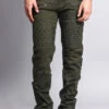 Basket Weave Biker Twill Jeans