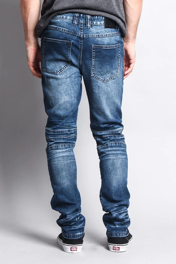 Heavy Dye Biker Denim Jeans 10 Heavy Dye Biker Denim Jeans - Image 8