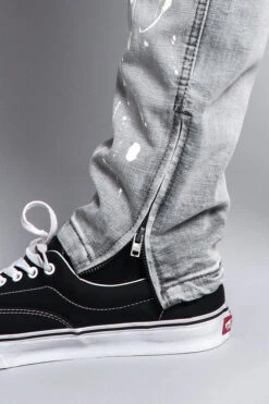 Scribbled Bleach Washed Jeans -Victorious DL1103 IBK 6