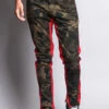 Men's Double Taped Track Style Camo Pants -Victorious DL1167 CMR 1