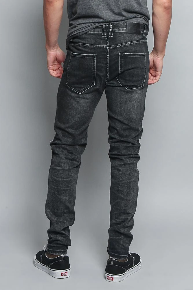 Studded Biker Denim Jeans 5 Studded Biker Denim Jeans - Image 3