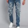Distressed Denim Jeans -Victorious DL1215 IND 1