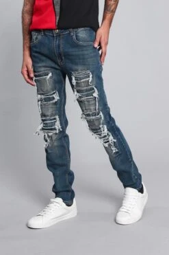 Distressed Denim Jeans -Victorious DL1215 VIN 2