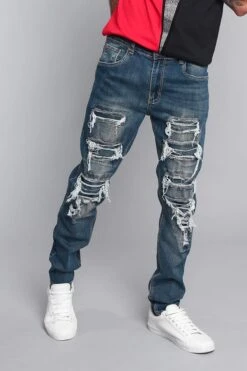 Distressed Denim Jeans -Victorious DL1215 VIN 4
