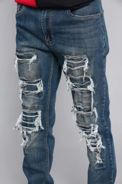 Distressed Denim Jeans -Victorious DL1215 VIN 5