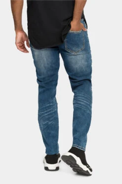 Distressed Stacked Biker Denim Jeans -Victorious DL1239 DPS 3