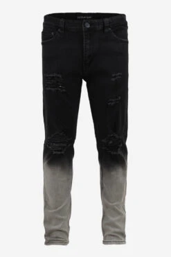Distressed Dip Dyed Denim Jeans 15 Distressed Dip Dyed Denim Jeans -Victorious DL1257 BLK 1 c90a3def b45a 43d9 a6b5 4885468f3a49