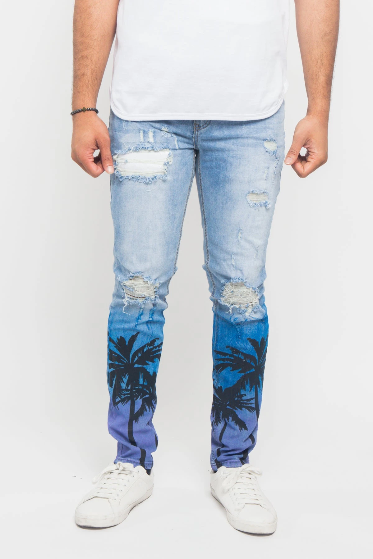 Distressed Airbrushed City Jeans 3 Distressed Airbrushed City Jeans