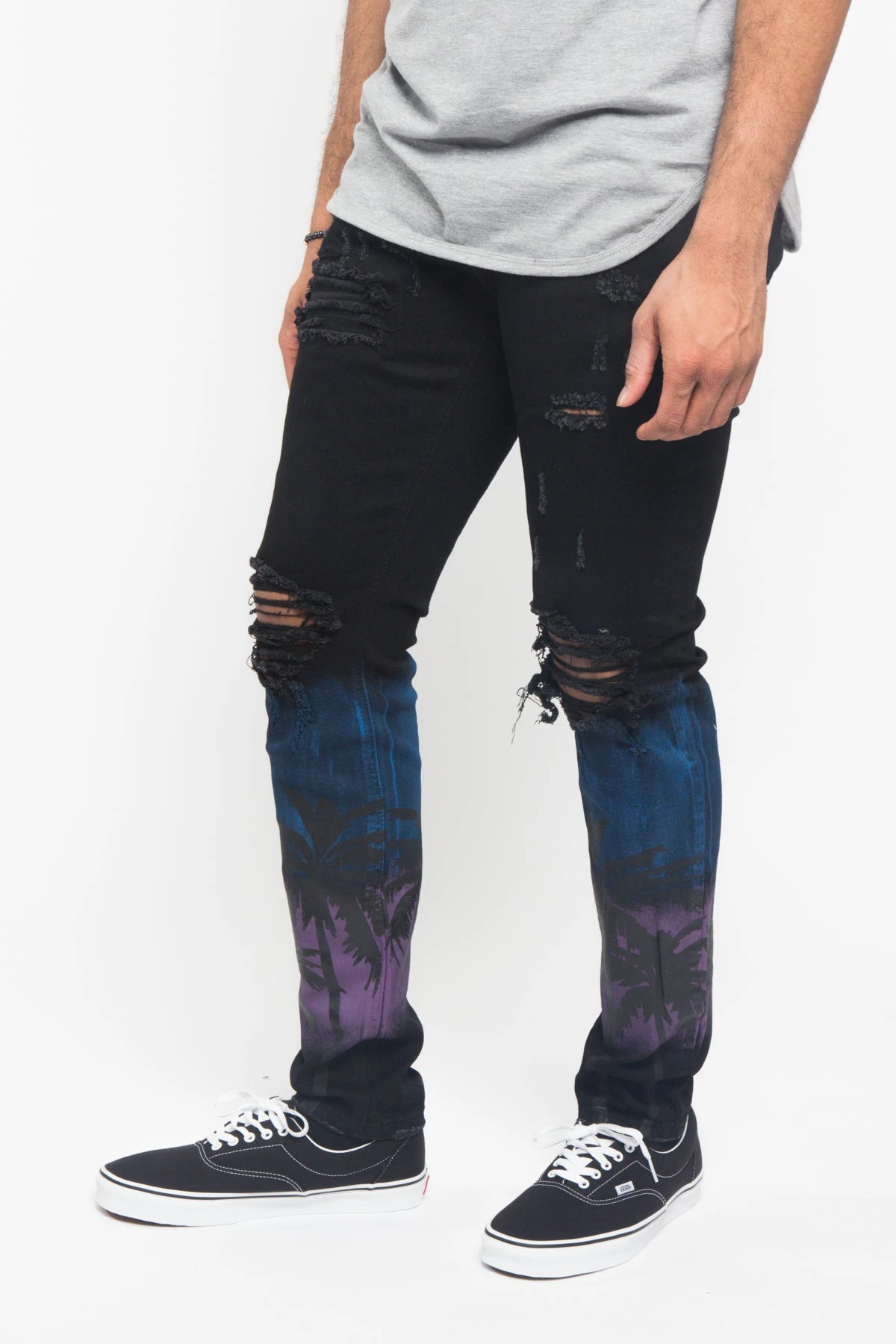 Distressed Airbrushed City Jeans 10 Distressed Airbrushed City Jeans - Image 8