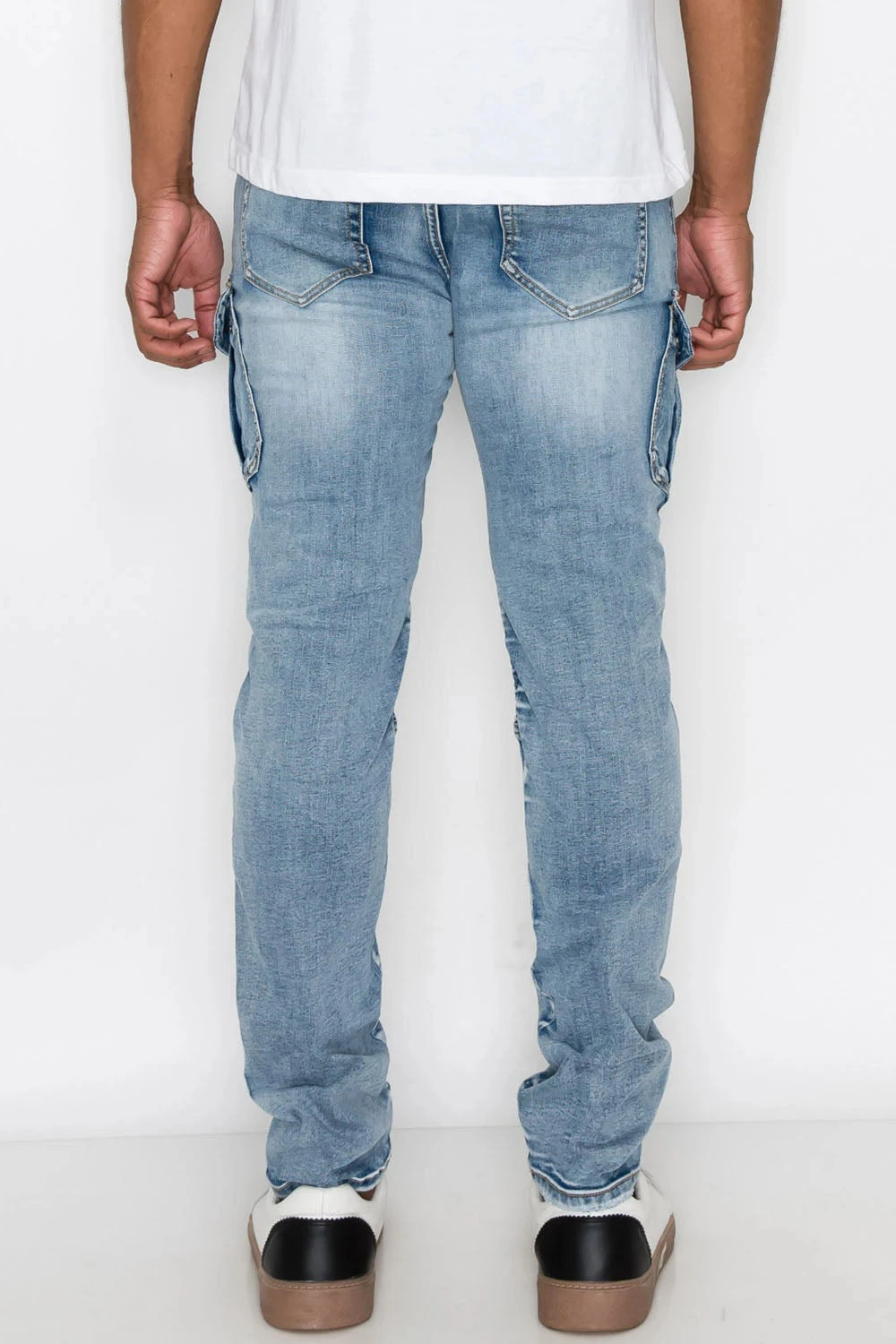 Biker Cargo Denim Jeans 5 Biker Cargo Denim Jeans - Image 3