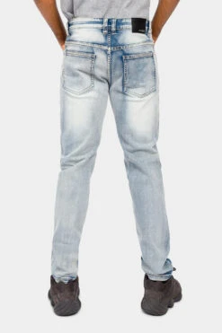 Distressed Ripped And Patched Jeans -Victorious DL1366 2 LTI 3