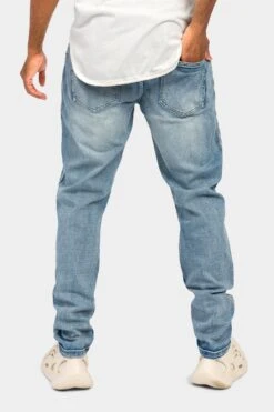 Bandana Paisley Rip And Repair Denim Jeans -Victorious DL1381 IND 3