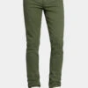 Men's Essential Skinny Fit Colored Jeans (Olive) 2 Men's Essential Skinny Fit Colored Jeans (Olive) -Victorious DL937 OLV 1