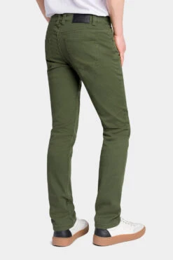 Men's Essential Skinny Fit Colored Jeans (Olive) 12 Men's Essential Skinny Fit Colored Jeans (Olive) -Victorious DL937 OLV 3