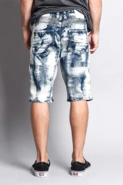 Acid Washed Biker Shorts -Victorious DS2006 ICE 3