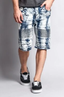 Acid Washed Biker Shorts -Victorious DS2006 ICE 5