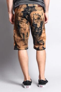 Acid Washed Biker Shorts -Victorious DS2006 MUD 3