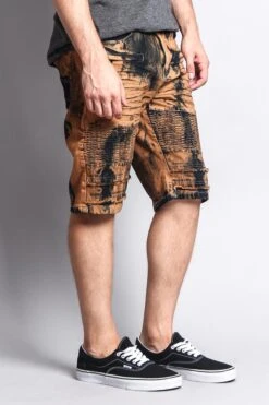 Acid Washed Biker Shorts -Victorious DS2006 MUD 4