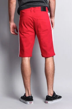 Men's Shorts With Accent Band -Victorious DS2030 RED 3