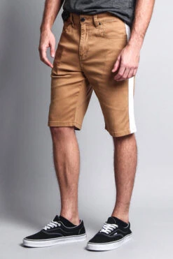 Men's Shorts With Accent Band -Victorious DS2030 WHE 2
