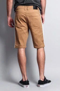 Men's Shorts With Accent Band -Victorious DS2030 WHE 3