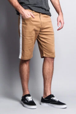 Men's Shorts With Accent Band -Victorious DS2030 WHE 4