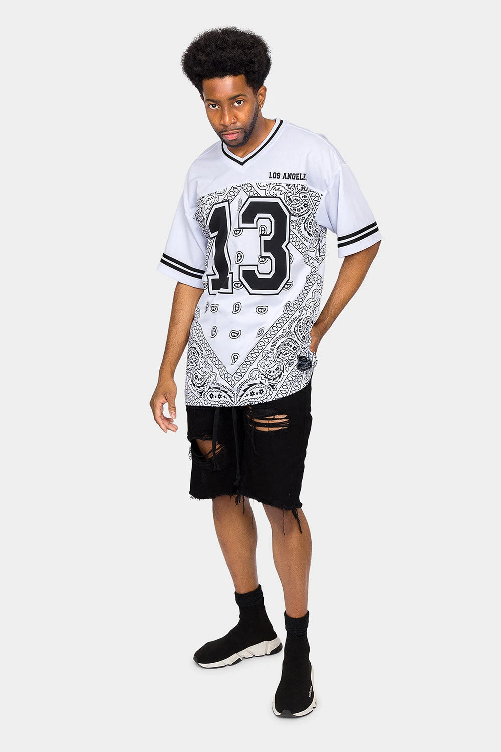 Bandana Paisley 13 Football Jersey 12 Bandana Paisley 13 Football Jersey - Image 10