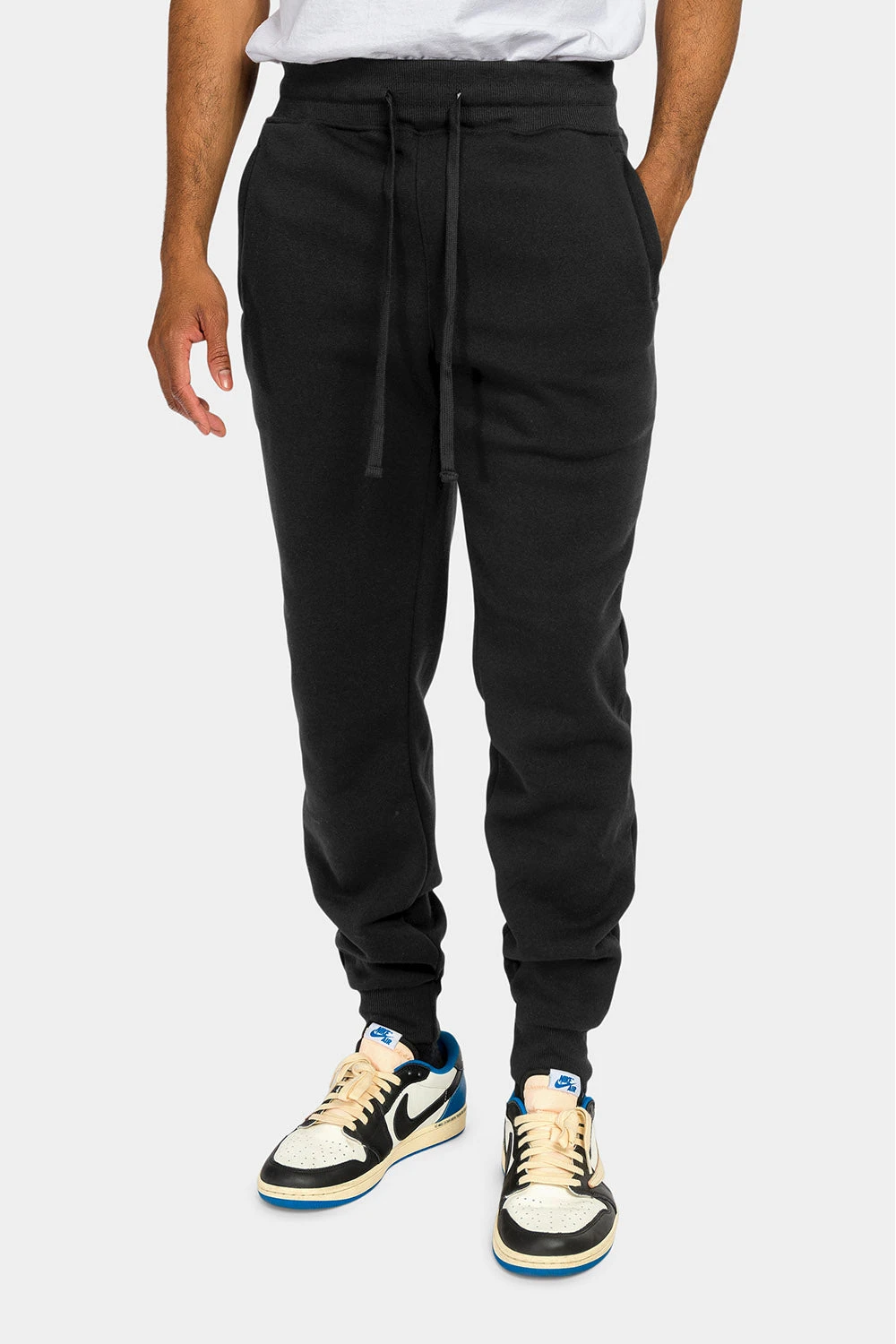 Essential Slim Fit Fleece Sweatpants 4 Essential Slim Fit Fleece Sweatpants - Image 2