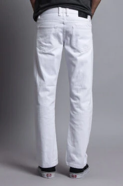 Men's Slim Fit Colored Jeans (White) -Victorious GS21 WHT 3