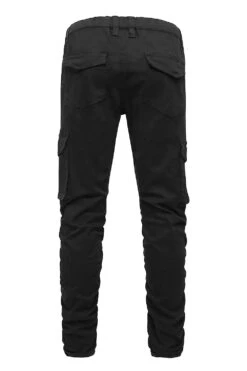 Bungee Scrunched Cargo Joggers -Victorious JG807 BLK 2