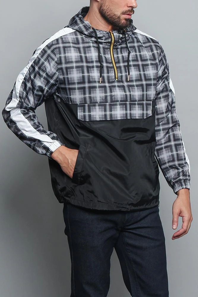 Plaid Anorak Windbreaker Jacket 13 Plaid Anorak Windbreaker Jacket - Image 11