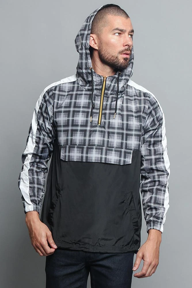 Plaid Anorak Windbreaker Jacket 14 Plaid Anorak Windbreaker Jacket - Image 12